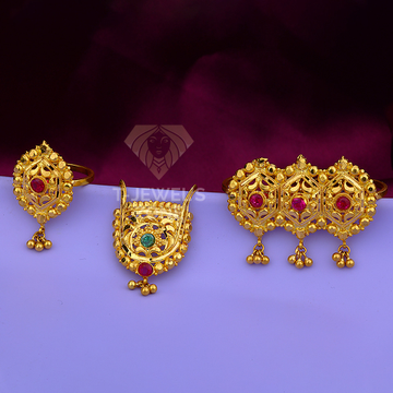 Gold Aata ring-touch(916) by Jewels Zone