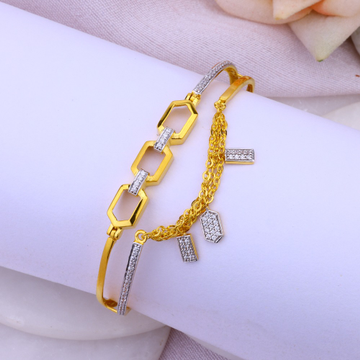 Gold fancy ladies bracelet by 