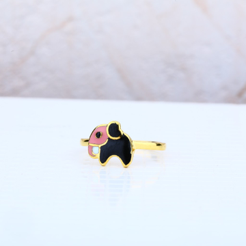 Gold 916 Kids Ring-KR09