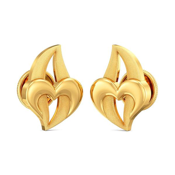 Gold Yellow Elegant Design Earrings