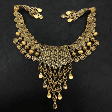 22K Gold Attractive Turkish Necklace Set by 