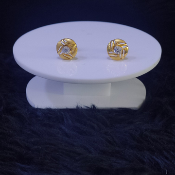 22KT/916 Yellow Gold Bertha Earrings For Women