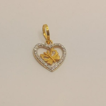22k gold heart pendant by 