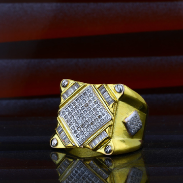 Mens Fancy 916 Daily Wear Gold Ring-MHR17