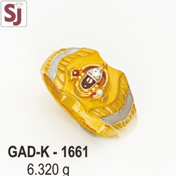 Tirupati balaji gents ring diamond gad-k-1661
