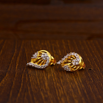 22CT Gold Delicate Ladies Tops Earrings LTE193