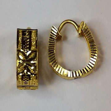 916 Gold Fancy UVbali Earrings Akm-er-143 by 
