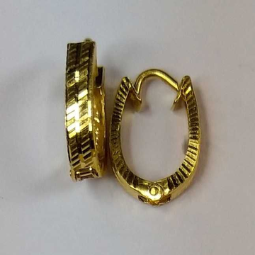 916 Gold Fancy UVbali Earrings Akm-er-141 by 
