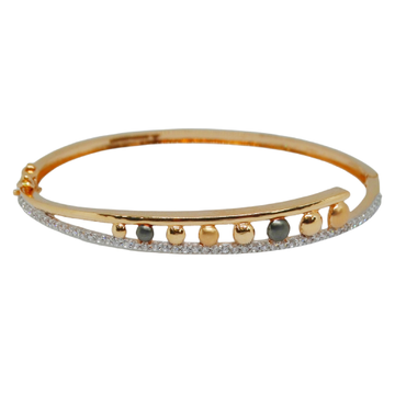 18k rose gold fancy kada bracelet mga - brg0068