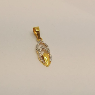 22k gold designer diamond pendant by 