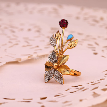 750 Rose Gold Hallmark Gorgeous Ladies Ring RLR897