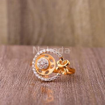 18KT Rose Gold Fancy Ladies Ring RLR905