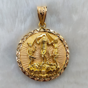 916 Gold Fancy Gent's Fulljogani Maa Pendant