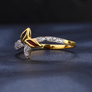 916 Cz Gold Hallmark Gorgeous Women's Ring LR1082