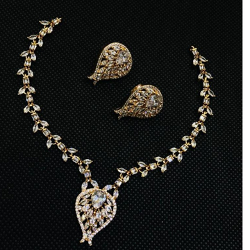 Leaves Design wedding Wear Artifical  Necklace Set... by 