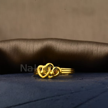 916 Gold CZ Hallmark Exclusive Ladies Plain Ring L...