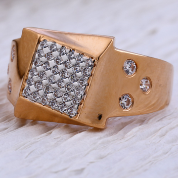 750 Rose Gold Men's Ring RMR59