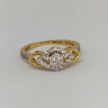18 Kt Gold Ladies Branded Ring by 