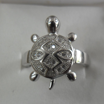 925 sterling silver TOrtoise  diamond Ring FOR MEN by 