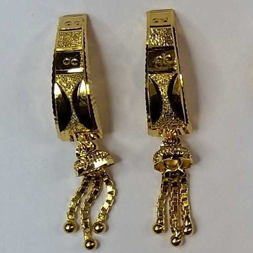 916 Gold Fancy Jtops Earrings Akm-er-128 by 