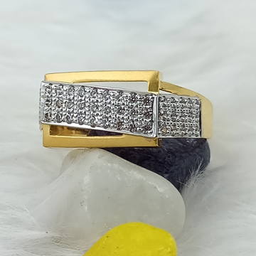 916 GOLD CZ GENTS RING by Ranka Jewellers