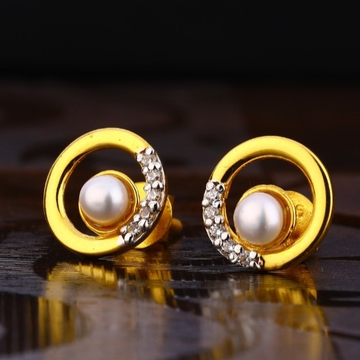 22 carat gold ladies earrings RH-LE491