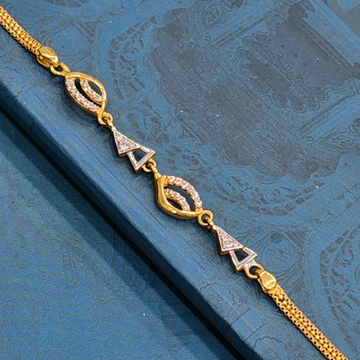 22K Gold Exclusive Stone Ledies Bracelet by 
