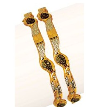 22K/916 Gold Antique Variya Kadli by Ruchit Jewellers