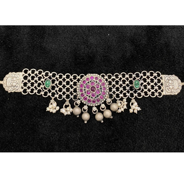 92.5% Pure Silver Compact Temple Choker PO-216-63 by 