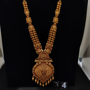 22k Gold Handmade Design Necklace Set