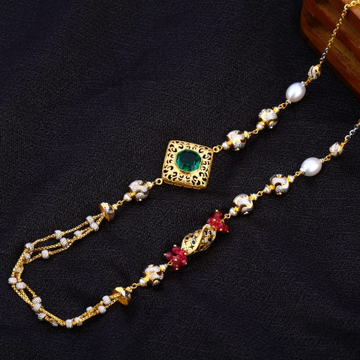 916 Gold Hallmark Delicate Antique Ladies Chainmal...