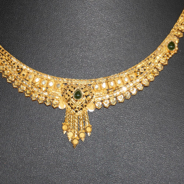 Gold Elegant Necklace 64R122