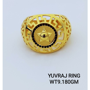 24k gold yuvraj ring by 