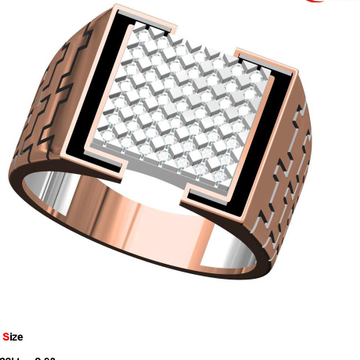 Rose gold gents rings by 