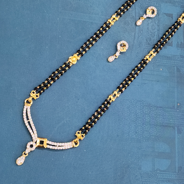 1.gram gold forming Light Weight  mangalsutra by 