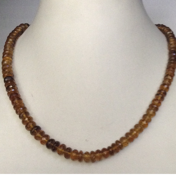 Natural golden citrine faceted round beeds mala JSS0024