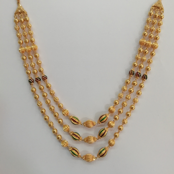 916 gold fancy chakupara magmala design by 
