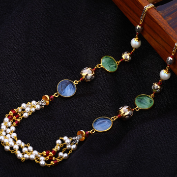 22KT Gold Ladies Gorgeous Antique Chain Mala AC184