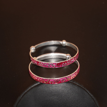 925 Silver Kada With Cartoon