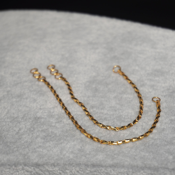 Gold Classy Plain Earrings 1R140