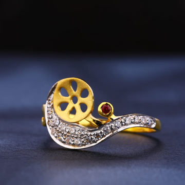 916 Gold Hallmark Fancy Ladies Ring LR322