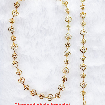 Dimond chain bracelet 24color plating by J.H. Fashion Jewellery