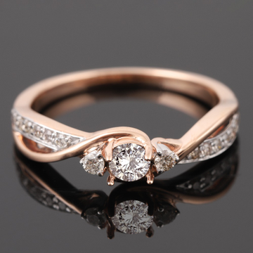 18K Gold Designer Diamond Ring by 