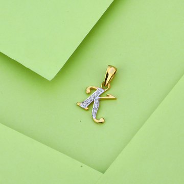 916 Gold Stylish Letter Pendant LP32