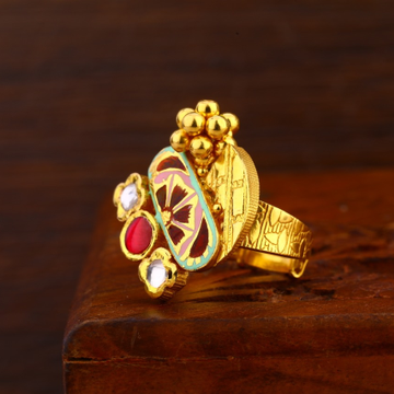 916 Gold Antique Designer Ladies Ring LAR141
