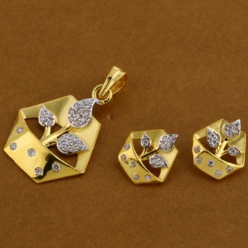 22 carat gold ladies pendants set RH-PS981