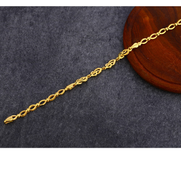 916 Gold Fancy Hallmark Plain Bracelet LPBR40