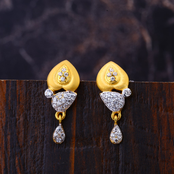 916 Gold Classic  Women's Earring LFE344