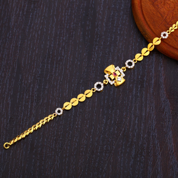 22CT Gold Hallmark Designer Women's Bracelet LB296