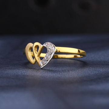 22KT CZ Ladies Fancy Gold Ring LR1089